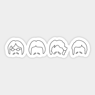 Beatles Minimalism Sticker